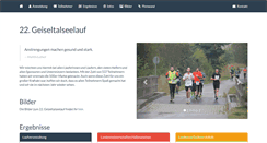 Desktop Screenshot of geiseltalseelauf.de