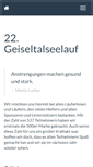 Mobile Screenshot of geiseltalseelauf.de